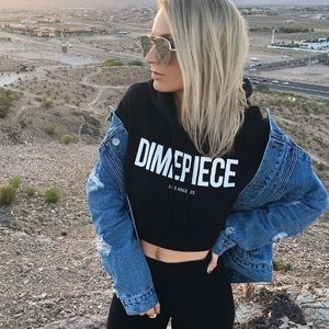 DIMEPIECE LA Cropped Hoodie